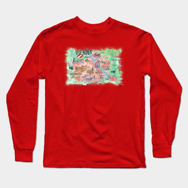 Vienna, Austria Long Sleeve T-Shirt by artshop77